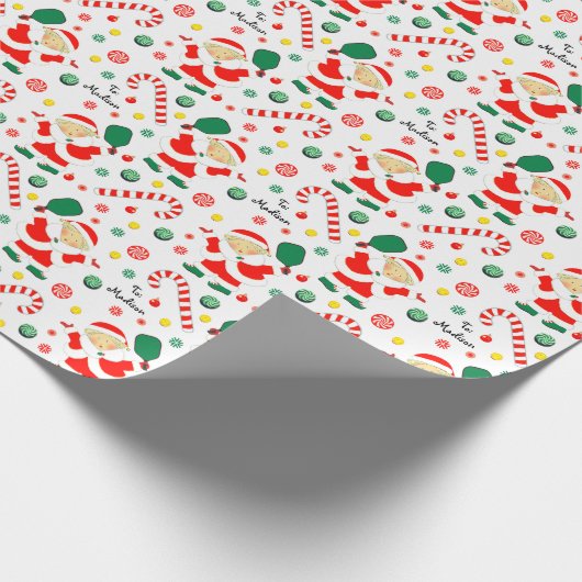 Speciaal cadeautje voor Pickleball Holiday Cadeaupapier (Hoek)