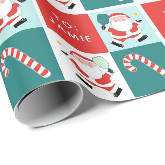 Speciaal cadeautje voor Pickleball Holiday Cadeaupapier (Rol Hoek)