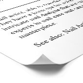 Speciaal cadeautje voor technici van Nail Poster (Hoek)