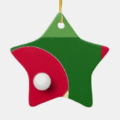 Speciaal cadeautje voor Tennis-feestdag Keramisch Ornament (Achterkant)