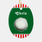 Speciaal cadeautje voor Tennis-feestdag Keramisch Ornament (Achterkant)