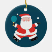 Speciaal cadeautje voor Tennis-feestdag Keramisch Ornament (Voorkant)