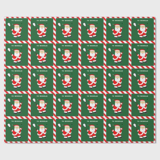 Speciaal cadeautje voor Vakantie voor Squash Playe Cadeaupapier (Vlak)