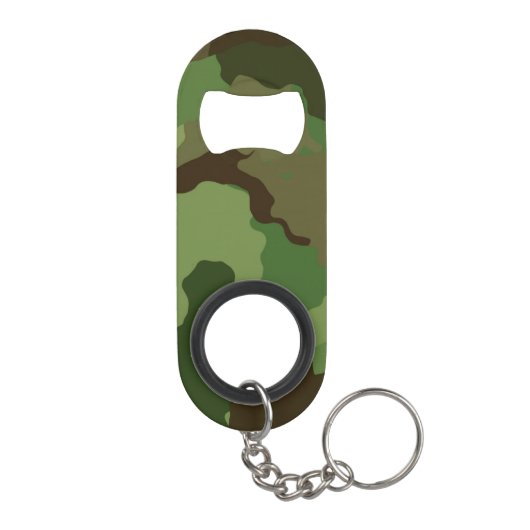 Speciaal Camo Custom Name Army-Man Mini Flessenopener (Achterkant)