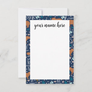 Speciaal Capybara Notecards Bedankkaart
