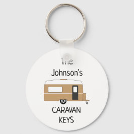 Speciaal Caravan Keys, naam Sleutelhanger