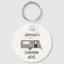 Speciaal Caravan Keys, naam Sleutelhanger
