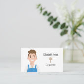 Speciaal Carpenter Avatar-Visitekaartje Visitekaartje (Staand voorkant)