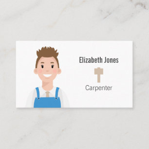 Speciaal Carpenter Avatar-Visitekaartje Visitekaartje