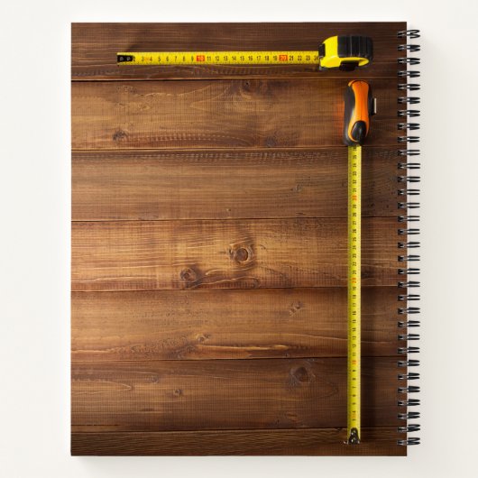 Speciaal Carpentry-Notitieboek Notitieboek (Achterkant)