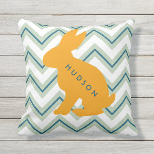 Speciaal Chevron Animal Nursery Set van 4 Bunny Buitenkussen