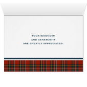 Speciaal Classic Red Scottish Tartan (Binnen Horizontaal (Onder))