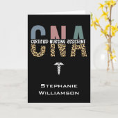 Speciaal CNA-gecertificeerd verpleegassistent Kaart (Gele Bloem)