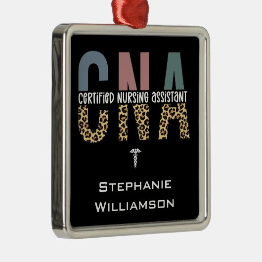 Speciaal CNA-gecertificeerd verpleegassistent Metalen Ornament (Rechts)