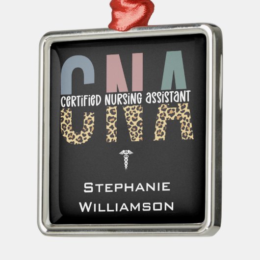 Speciaal CNA-gecertificeerd verpleegassistent Metalen Ornament (Links)