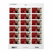 Speciaal Coco-kerstcadeaulabel voor foto's Etiket (Full Sheet)