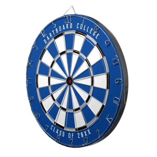 Speciaal college van 20XX | Blauw Dartbord (Voorkant Rechts)