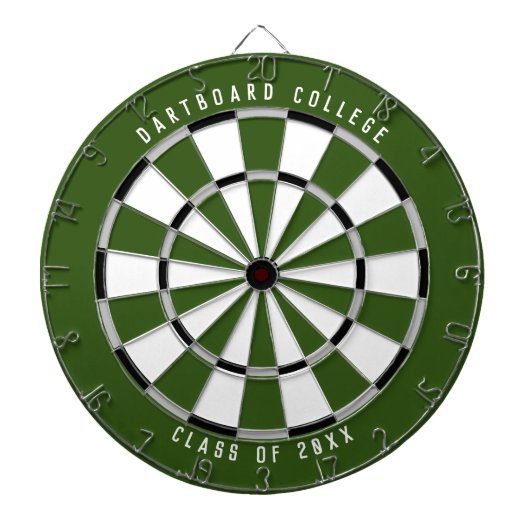 Speciaal college van 20XX | Bosgroen Dartbord (Voorkant)