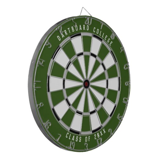 Speciaal college van 20XX | Bosgroen Dartbord (Voorkant Links)