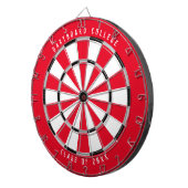Speciaal college van 20XX Sjabloon | Rood Dartbord (Voorkant Rechts)
