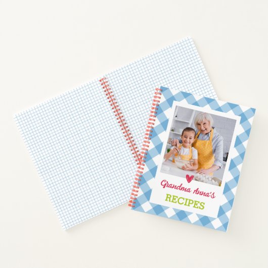 Speciaal Cookbook (je foto) Ontvang Notitieboek (Binnen)