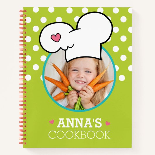 Speciaal Cookbook (je foto) Ontvang Notitieboek (Voorkant)