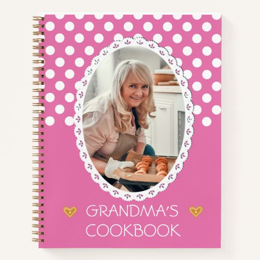 Speciaal Cookbook (je foto) Ontvang Notitieboek (Voorkant)