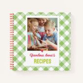 Speciaal Cookbook (je foto) Ontvang Notitieboek (Voorkant)
