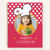 Speciaal Cookbook (je foto) Ontvang Notitieboek (Voorkant)