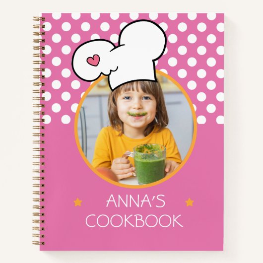 Speciaal Cookbook (je foto) Ontvang Notitieboek (Voorkant)