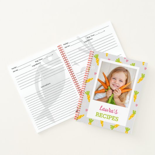 Speciaal Cookbook (je foto) Ontvang Notitieboek (Binnen)