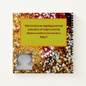 Speciaal Cookbook Notitieboek (Achterkant)