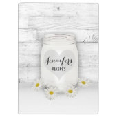 Speciaal Cookbook voor recept Klembord (Achterkant)