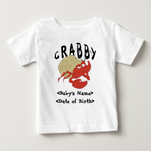 Speciaal Crabby New Baby T-Shirt (Voorkant)