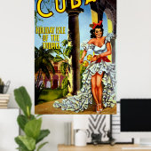 Speciaal  Cuba-reisposter Poster (Thuiskantoor)