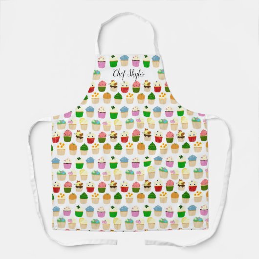 Speciaal Cupcake Apron Schort (Voorkant)
