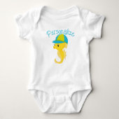 Speciaal Cute Baby Seahorse Baby shower Gift Romper (Voorkant)