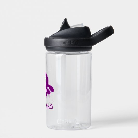 Speciaal Cute Cartoon Paars Octopus Waterfles (Links)