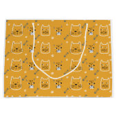Speciaal Cute Cats Modern Pattern Groot Cadeauzakje (Voorkant)