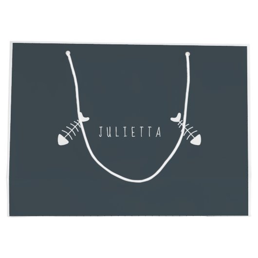 Speciaal Cute Cats Modern Pattern Groot Cadeauzakje (Achterkant)