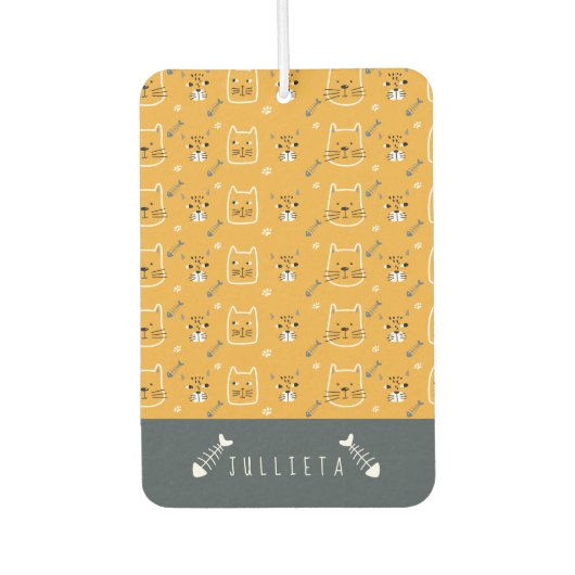 Speciaal Cute Cats Modern Pattern Luchtverfrisser (Voorkant)
