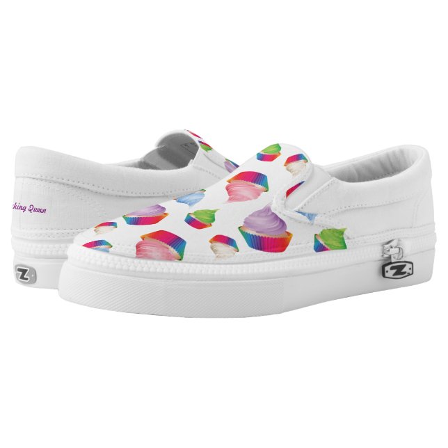 Speciaal Cute Cupcake-schoenen 4 Stijlvol Slip-On Sneaker (Paar)