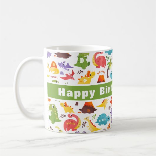 Speciaal Cute Dinosaur Koffiemok (Links)