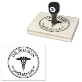 Speciaal Cute Doctor Nurse Caduceus Rubberstempel (Gestempeld)