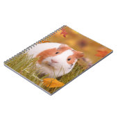 Speciaal / Cute Guinea Pig. & Autumn Leaves Notitieboek (Linkerzijde)