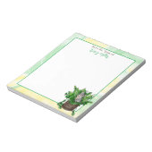 Speciaal Cute Kitten in Catnip Notitieblok (Linkerzijde)