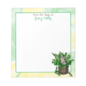 Speciaal Cute Kitten in Catnip Notitieblok (Voorkant)