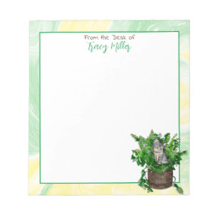 Speciaal Cute Kitten in Catnip Notitieblok