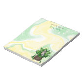 Speciaal Cute Kitten in Catnip Notitieblok (Linkerzijde)