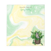 Speciaal Cute Kitten in Catnip Notitieblok (Voorkant)